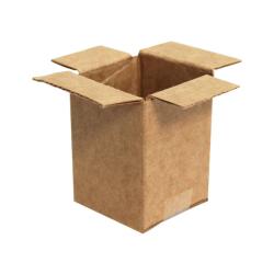 3x3x4 Cm Enkele Doos Van Gegolfd Kraftpapier