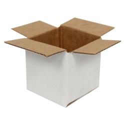 5x5x5 Cm Enkele Witte Golfdoos