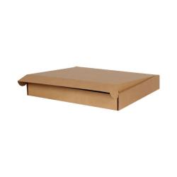 57x46x8 Cm Dubbele Gegolfde Ziplock Box Kraft