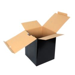 25x24x30,5 Cm Zwarte Kartonnen Doos